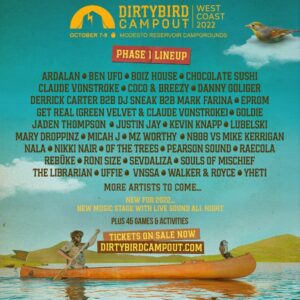 Dirtybird Campout Drops Phase 1 Lineup