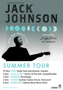 Jack Johnson Announces Southern Hemisphere Summer Tour Dates
