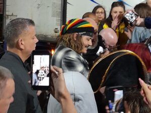 Johnny Depp Mobbed By Fans in England Following Concert