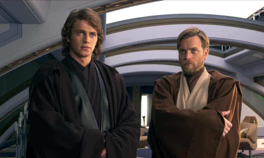 Trying their best … Hayden Christensen and Ewan McGregor in Revenge of the Sith.