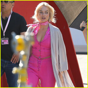 Margot Robbie Steps Out for Another Day of Work on the 'Barbie' Set