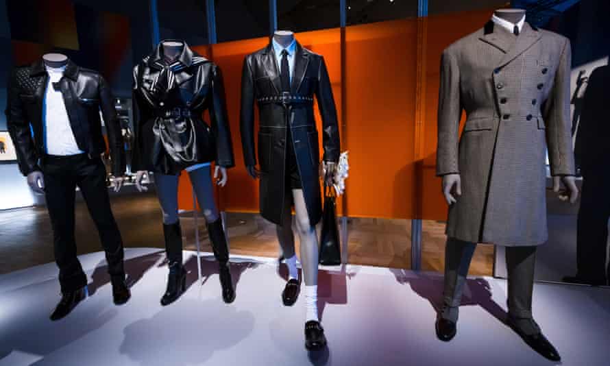 A display from the Fashioning Masculinities: The Art of Menswear show at the Victoria and Albert Museum.