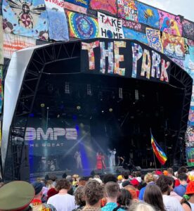 Sampa the Great at the Park stage.