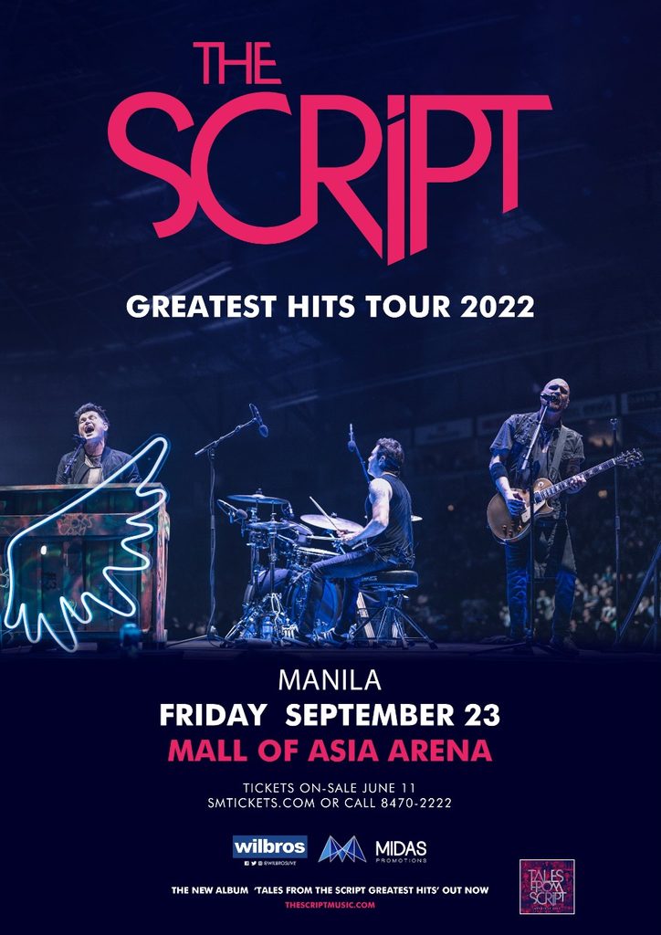 The Script is returning to Manila