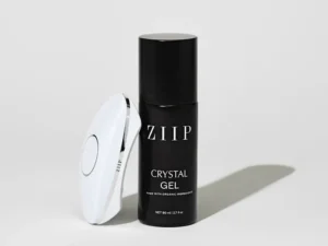 The ZIIP OX with a bottle of Crystal Gel.