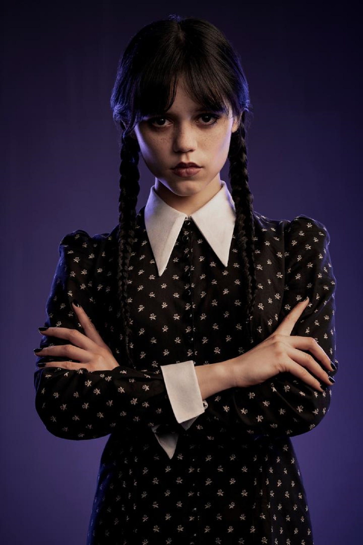 Jenna Ortega as Wednesday Addams in Netflix's Wednesday series.