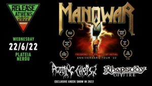 Watch: MANOWAR Performs In Athens During 'Crushing The Enemies Of Metal Anniversary Tour'