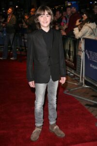 Isaac Hempstead Wright at the premiere of