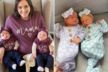 I'm a mom of twins who are only half-sisters - even doctors are blown away