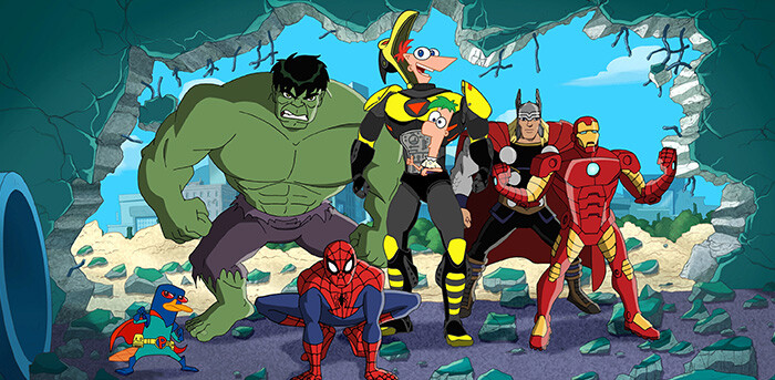 Phineas and Ferb And The Avengers