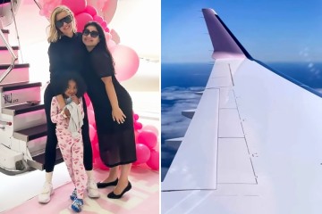 Khloe's nanny shares rare look at star's birthday trip on private jet 