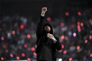 Eminem's 'Curtain Call 2' album cover roasted online