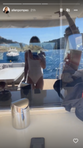 Ellen Pompeo in Bathing Suit Shares Rare Boat Selfie — Celebwell