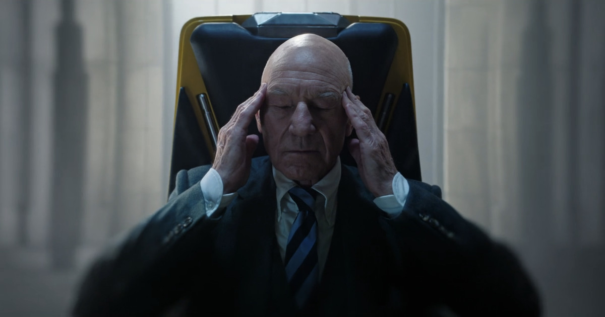 Patrick Stewart as Professor Xavier in a cameo appearance in Doctor Strange: In the Multiverse of Madness. 
