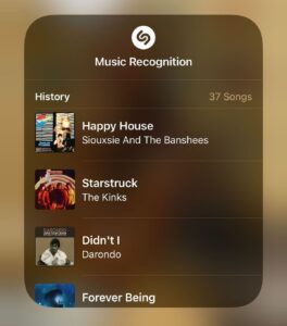 Apple’s Music Recognition feature can now sync songs to the Shazam app