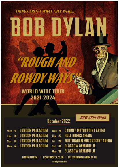 Bob Dylan Announces UK and European 2022 Tour Dates