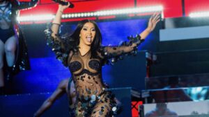 Cardi B Appears to Scuffle With Fan During Wireless Festival Performance