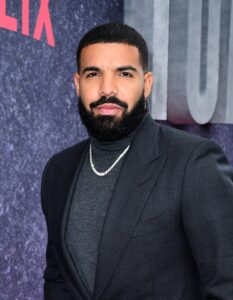 Drake attending the UK premiere of Top Boy at the Hackney Picturehouse in London. (Photo by Ian West/PA Images via Getty Images)