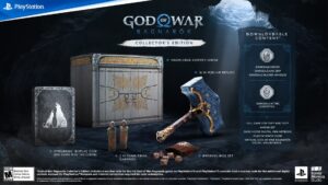 God of War Ragnarok release date November 2022 collectors edition Jotnar edition no disc digital deluxe preorder begins collector's edition
