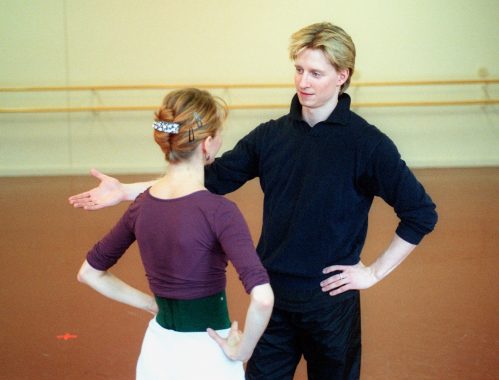 Ethan Stiefel in a rehearsal in 2003