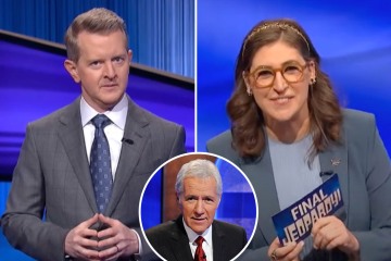 All clues Jeopardy!'s Ken will host OVER Mayim from ratings to 'cryptic hints'