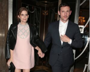 LONDON, ENGLAND - JUNE 28:  Kate Mara and Jamie Bell seen attending the BFI Chair's Dinner awarding BFI Fellowships to James Bond producers Barbara Broccoli and Michael G. Wilson at Claridge's on June 28, 2022 in London, England. (Photo by Ricky Vigil M/GC Images)