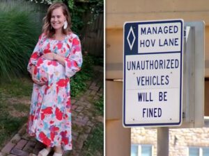 Pregnant Woman Fighting HOV Ticket Says Haters Tell Her to Get Abortion