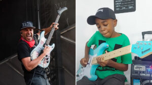Tom Morello Praises 10-Year-Old Guitarist Ludovick Tshiswaka