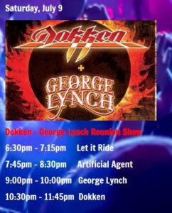 Watch GEORGE LYNCH Rejoin DOKKEN On Stage In Woodhaven, Michigan