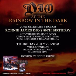 Watch WENDY DIO Blow Out Candles For RONNIE JAMES DIO's 80th Birthday
