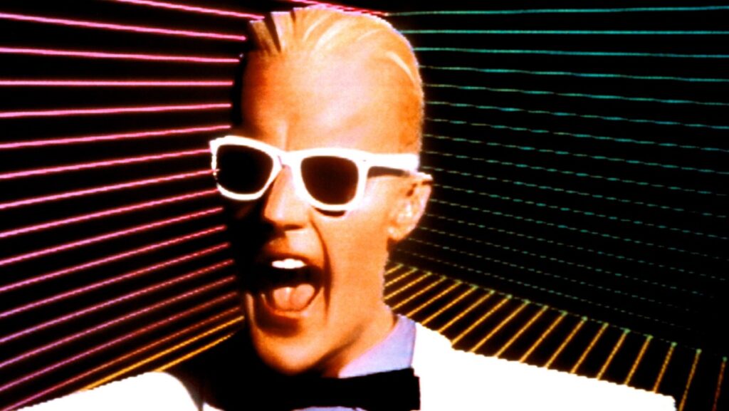 '80s pop culture icon and TV star, Max Headroom.