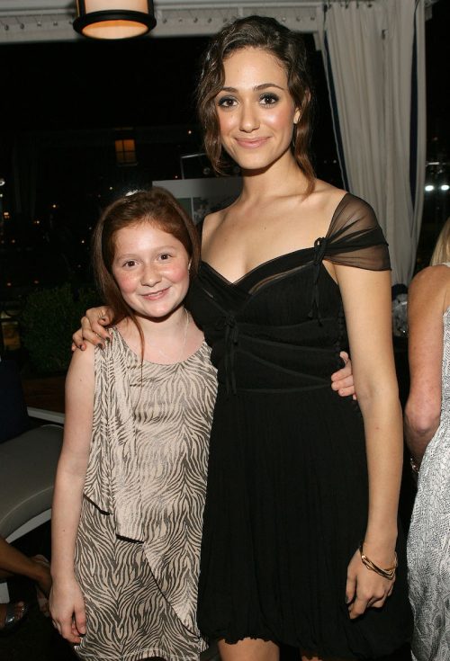 Emma Kenney and Emmy Rossum at the Los Angeles Confidential and the Art of Elysium Celebration of the 2011 Emmys