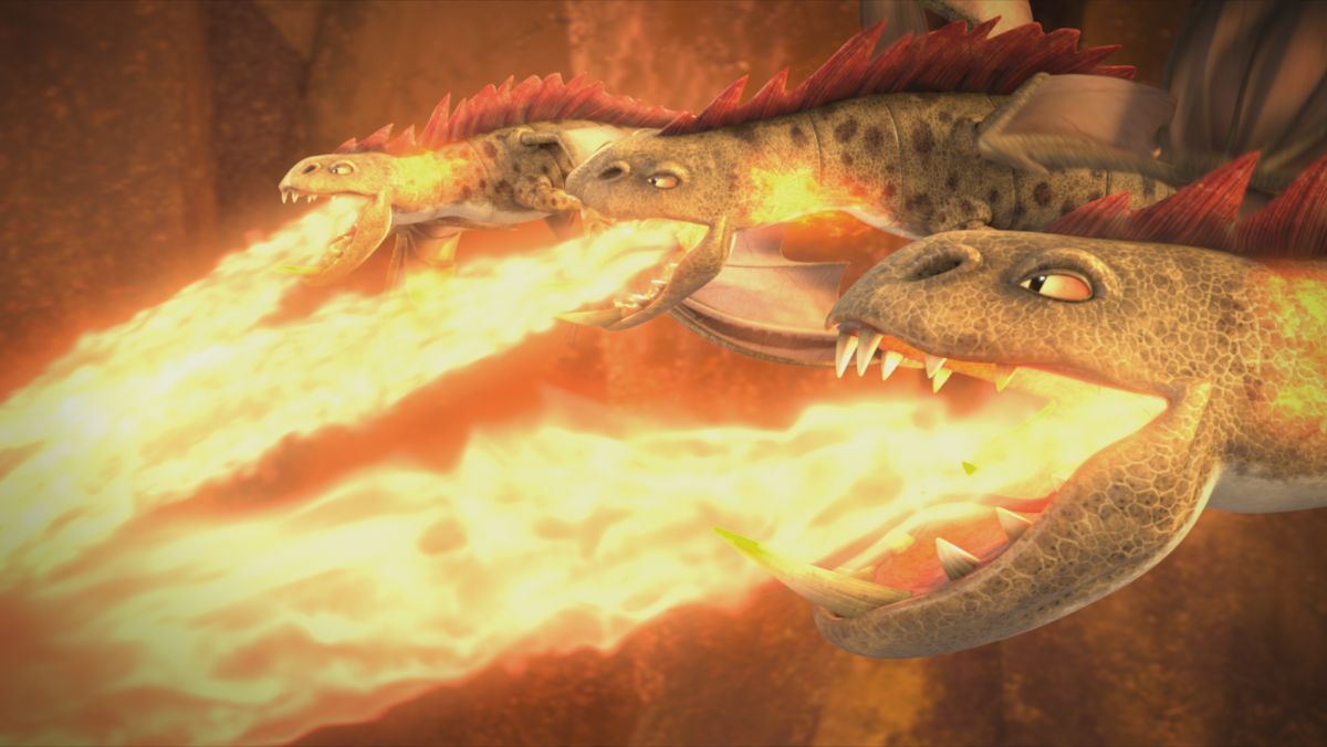 Fire Dragons from Dragons: The Nine Realms a How to Train Your Dragon spinoff show