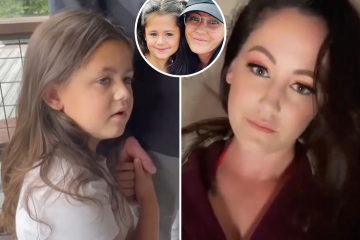 Teen Mom fans fear for Jenelle's daughter as 'scared' tot pushes camera away