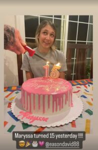 Jenelle Evans step-daughter Maryssa turns 15
