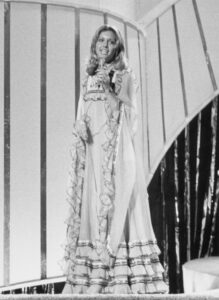 Olivia Newton-John at Eurovision 1974.