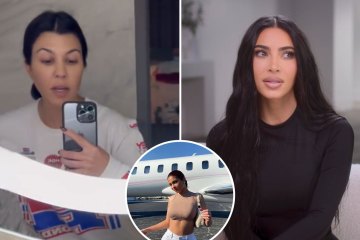 Kourtney Kardashian shades sisters Kim and Kylie for using private jets