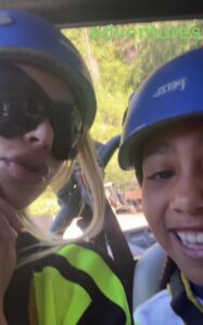 Kim Kardashian and North shared a mother-daughter ziplining adventure