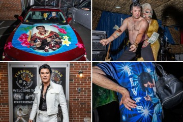 Wildest Elvis fans strip off & show NSFW tattoos in Memphis for anniversary