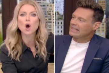 Live star Kelly Ripa's most NSFW moments caught on air with Ryan Seacrest 