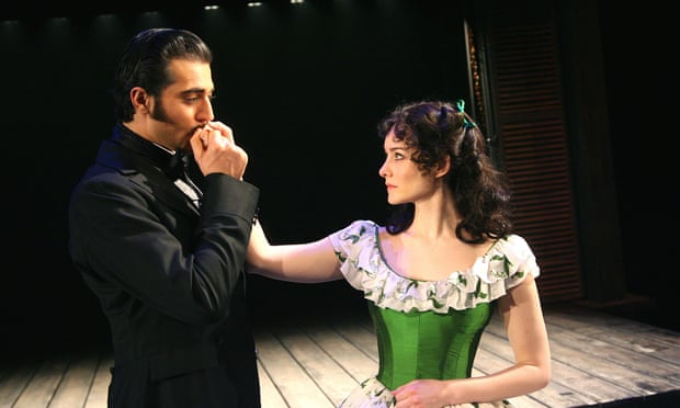 Jill Paice (Scarlett O’Hara) and Darius Danesh (Rhett Butler) in Gone With The Wind at the New London Theatre in April 2008.