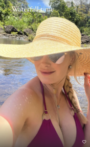 Heidi Montag in Bathing Suit Has "Waterfall Time" — Celebwell