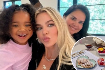 Inside Khloe's surprise birthday bash for nanny featuring breakfast & gifts