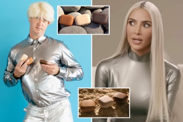 Kim mocked in parody video after brand accused her of stealing earbud design