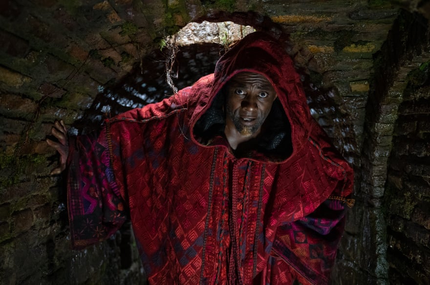Idris Elba as Djinn in Three Thousand Years of Longing