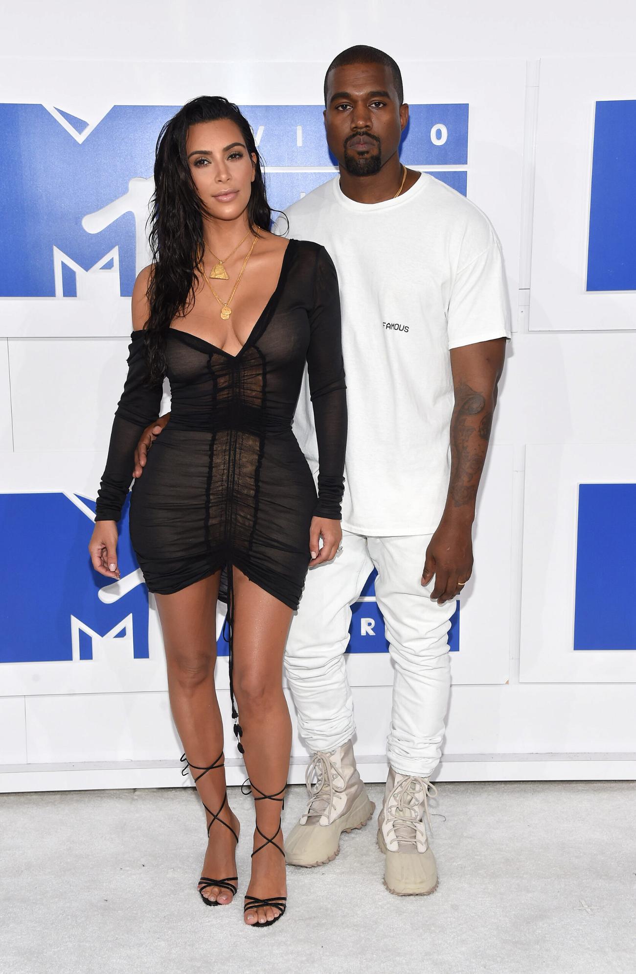 Kim Kardashian and Kanye West