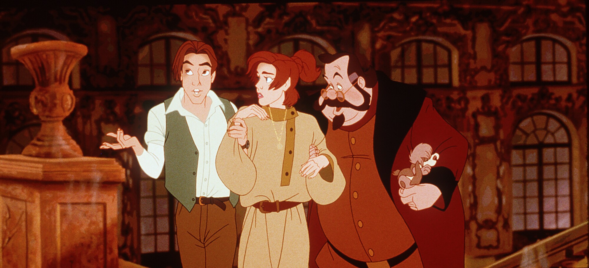 A scene from the animated film "Anastasia."