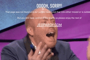 Jeopardy! fans go wild over website error that 'trolls' past contestants