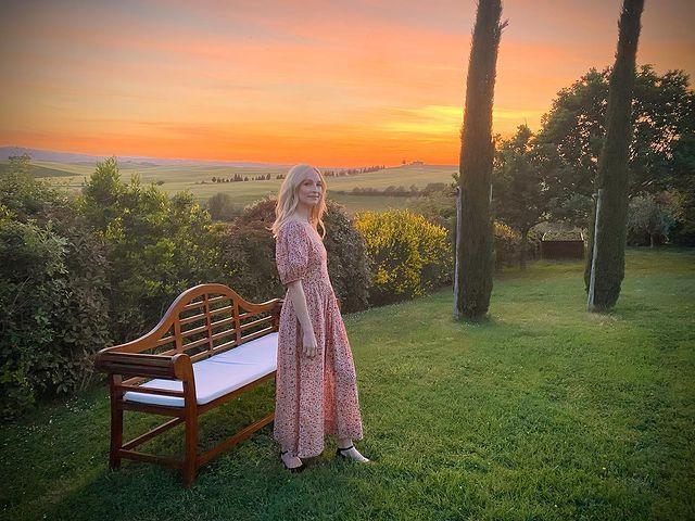 Candice King in Tuscany