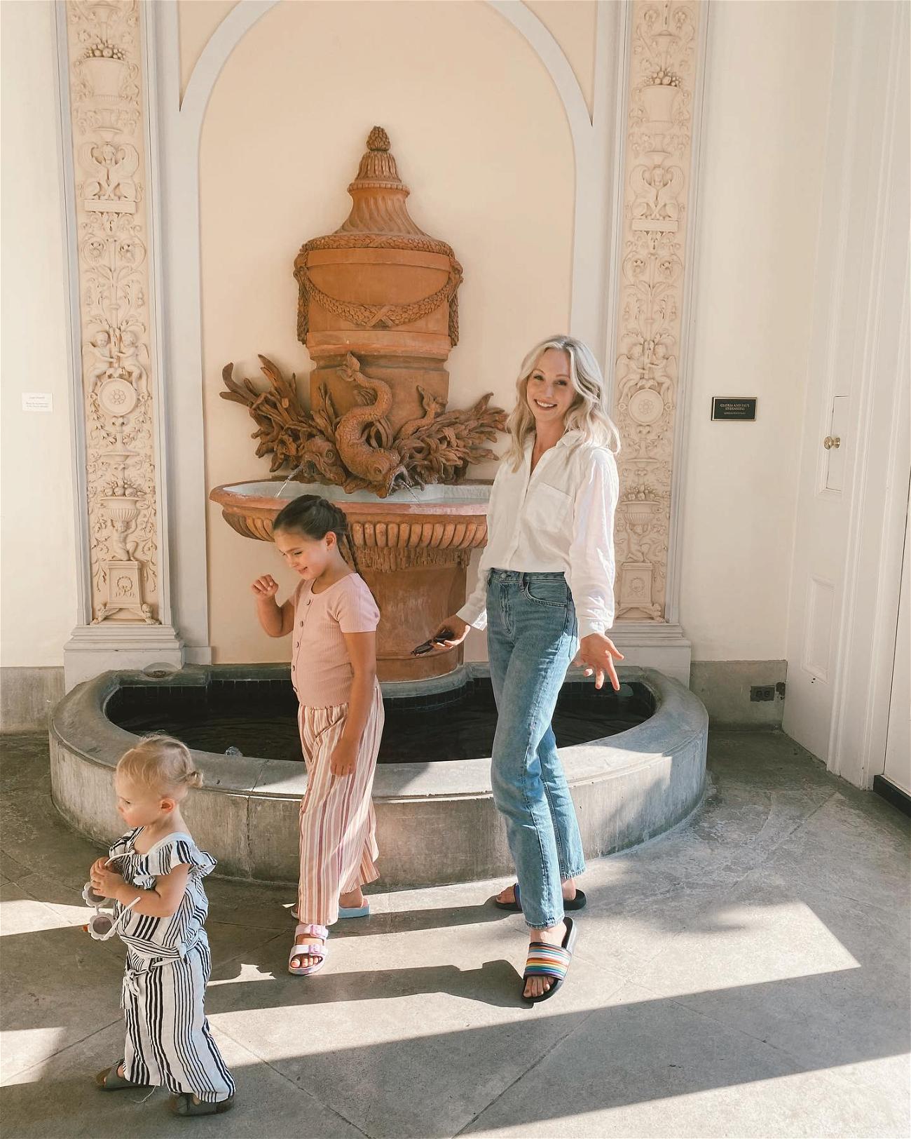 Candice King with her daughters